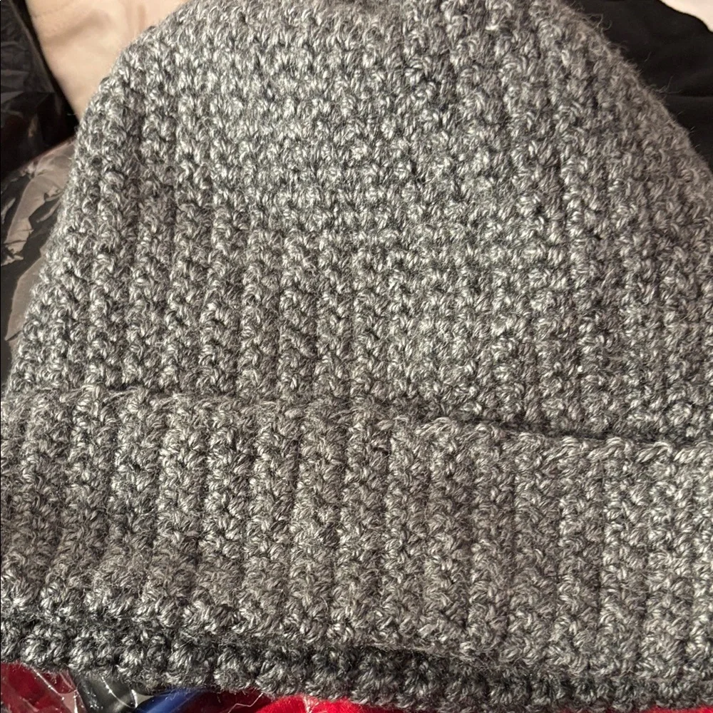 FINAL MARKDOWN Cozy Gray Knit Beanie